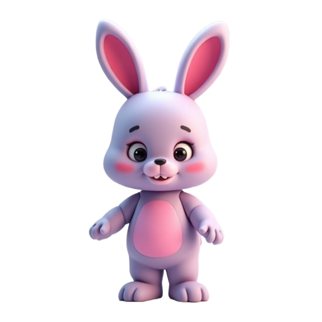 Adorable Cartoon Bunny